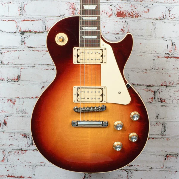 Gibson - Les Paul Standard 60s Double Trouble - Electric Guitar - Vintage Bourbon Burst Gloss - w/ Hardshell Case - x0276