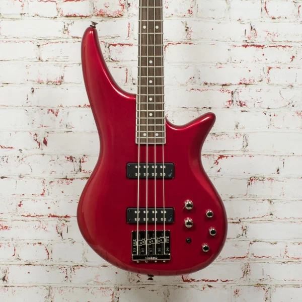 Jackson - JS Series - Spectra IV JS3 - Bass Guitar - Laurel Fingerboard - Metallic Red
