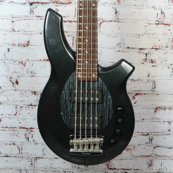 Music Man - Bongo 5 HH Piezo - 5-String Bass Guitar - Sapphire Black - w/Bag - x0118 USED