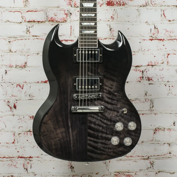Gibson SG Modern Electric Guitar Transparent Black Fade