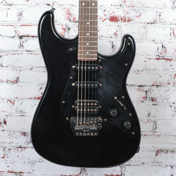 Fender - ST-556 Boxer Series Stratocaster - Mid 80s MIJ Black - x8093 - VINTAGE
