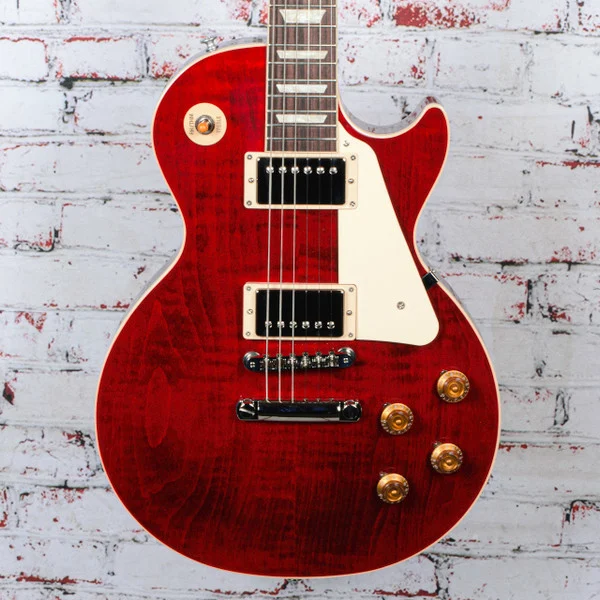Gibson - Les Paul Standard 50s Figured Top - Electric Guitar - 60s Cherry - w/ Hardshell Case - x0058