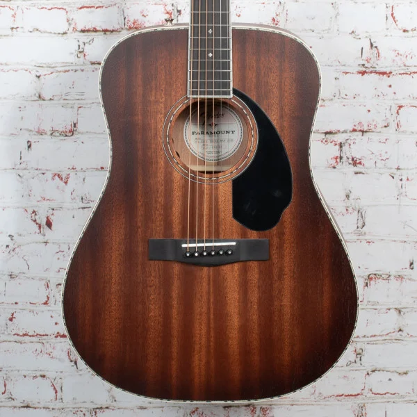 Fender PD-220E - Dreadnought Acoustic Guitar - Aged Cognac Burst
