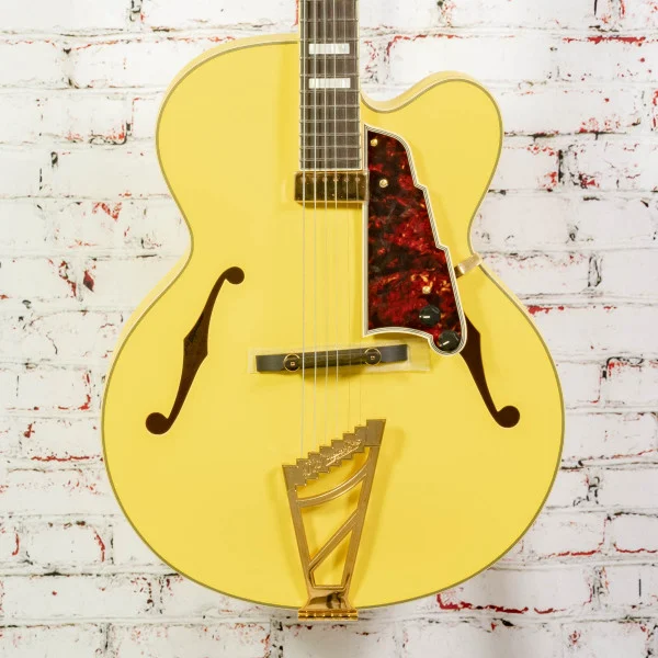 D'Angelico B-stock Deluxe EXL1 Electric Guitar Matte Yellow Deluxe x3230