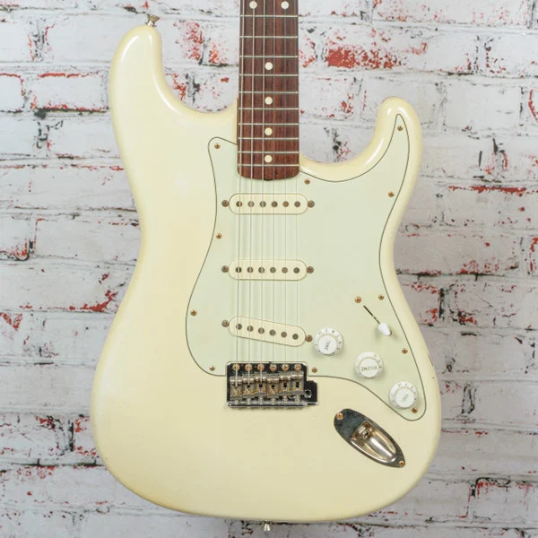 Fender - 1995 60s Stratocaster CIJ Electric Guitar - Olympic White - Missing Trem Arm - w/Bag - x5298 - USED