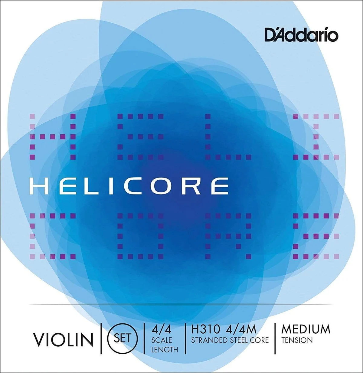D'addario H310 4/4M Helicore Violin Set 4/4, Medium Tension