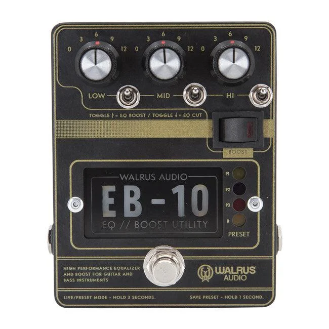 Walrus Audio EB10 Boost & EQ Pedal