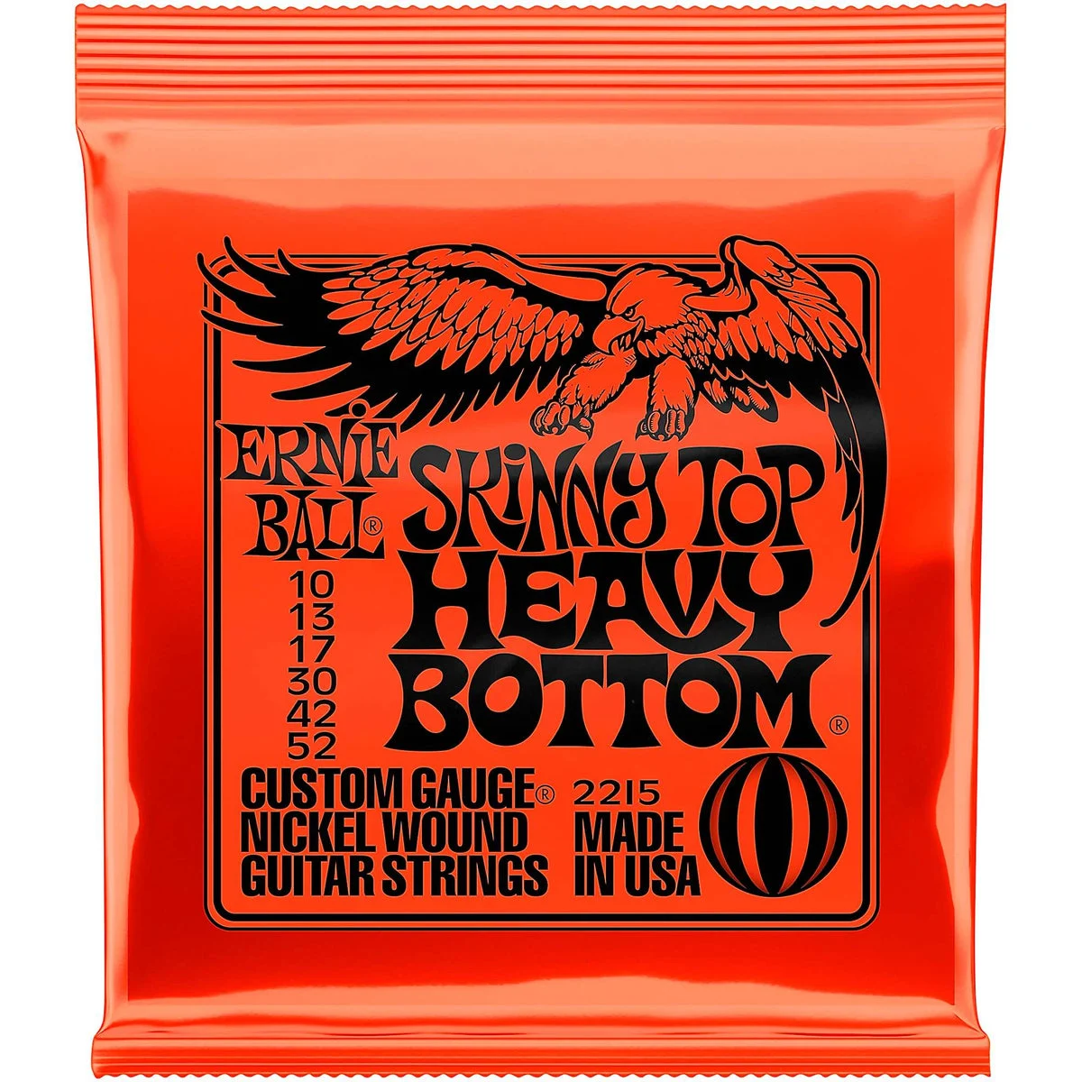 Ernie Ball 2215 Skinny Top Heavy Bottom Nickel Wound Set, .010 - .052