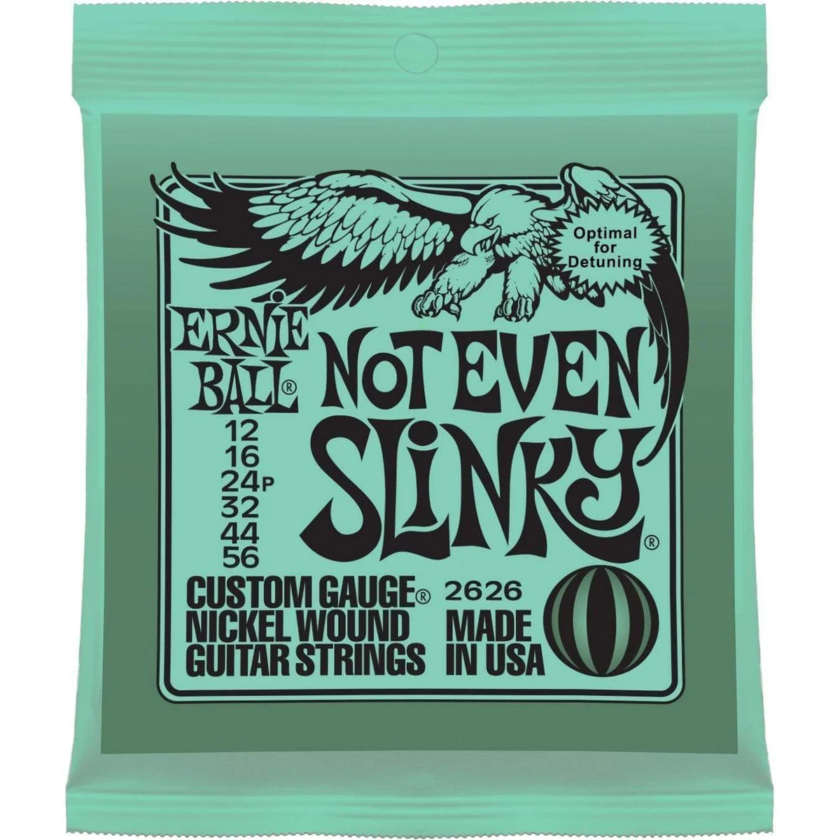 Ernie Ball 2626 Not Even Slinky Nickel Wound Set, .012 - .056