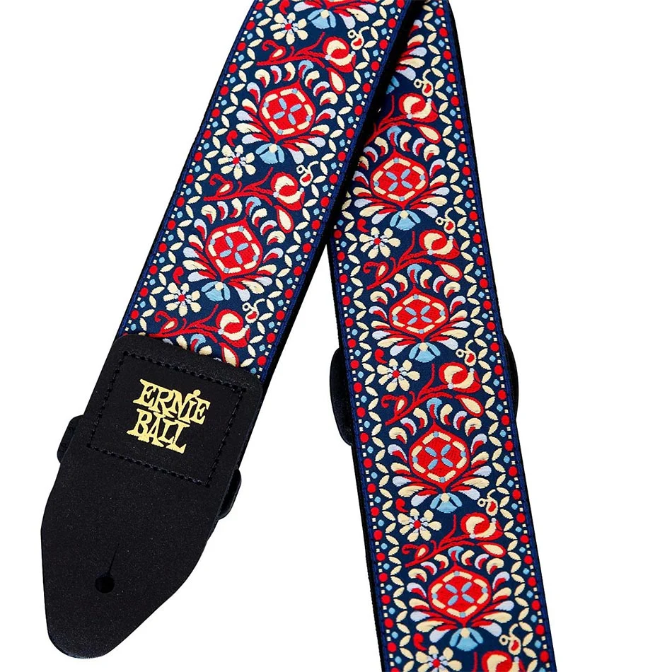 Ernie Ball P04091 Jacquard Guitar Strap, Royal Bloom