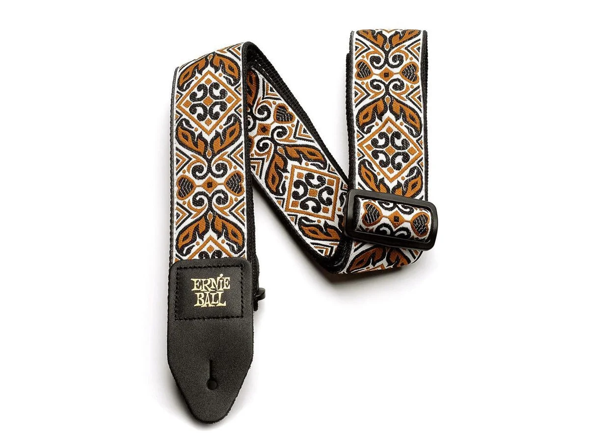Ernie Ball P04161 Jacquard Guitar Strap, Tribal Brown