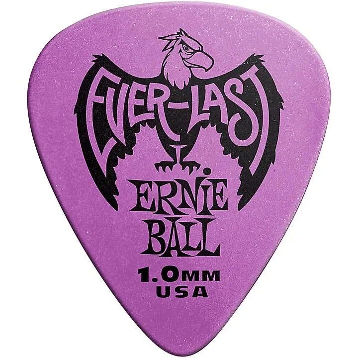 Ernie Ball P09193 1.0mm Purple Everlast Picks 12-pack