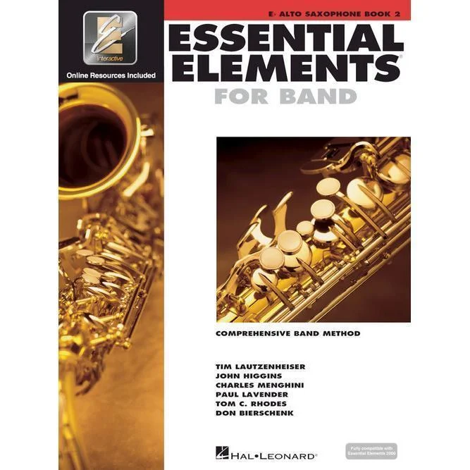 Essential Elements for Band - Book 2 with EEi Eb Alto Saxophone