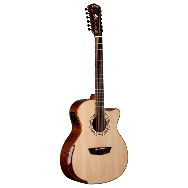 Washburn Comfort Deluxe Series 12 String Grand Auditorium Acoustic Electric Grand Guitar