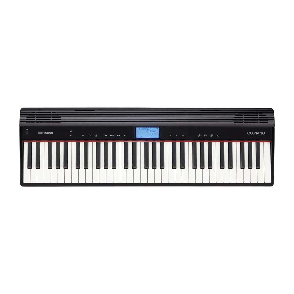 Roland GO:PIANO Portable 61-Key Digital Piano with Music Rest - Black
