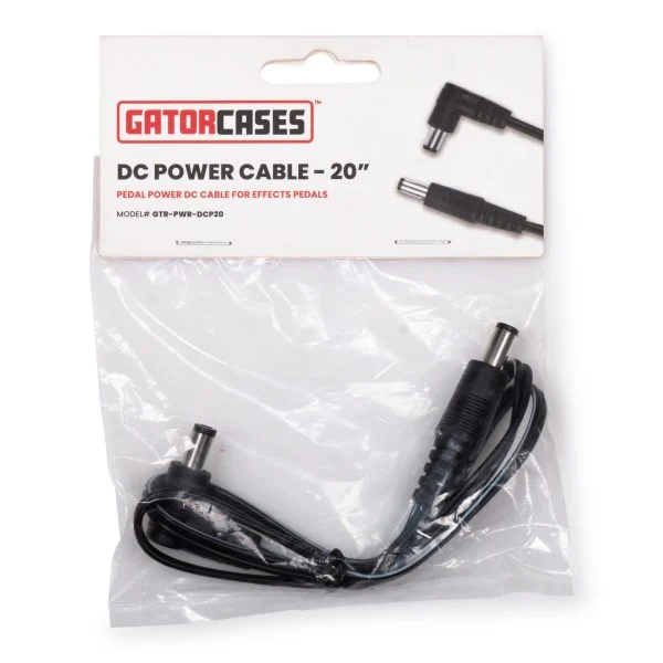 Gator Single DC Power Cable for Pedals | 20"