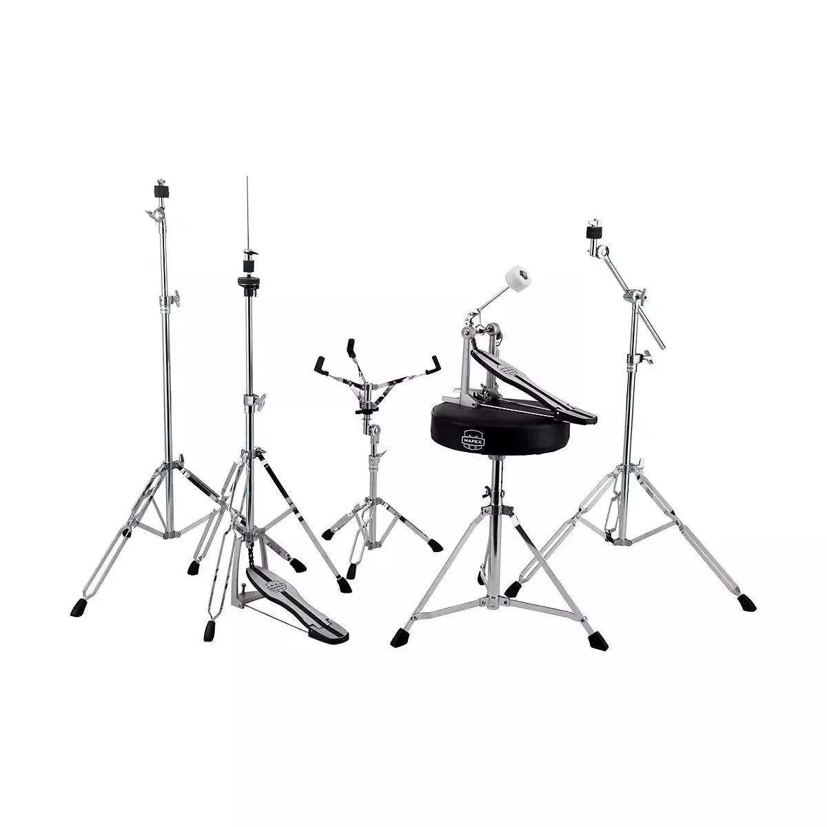 Mapex 250 Series Hardware Pack w/T400 Throne | Chrome