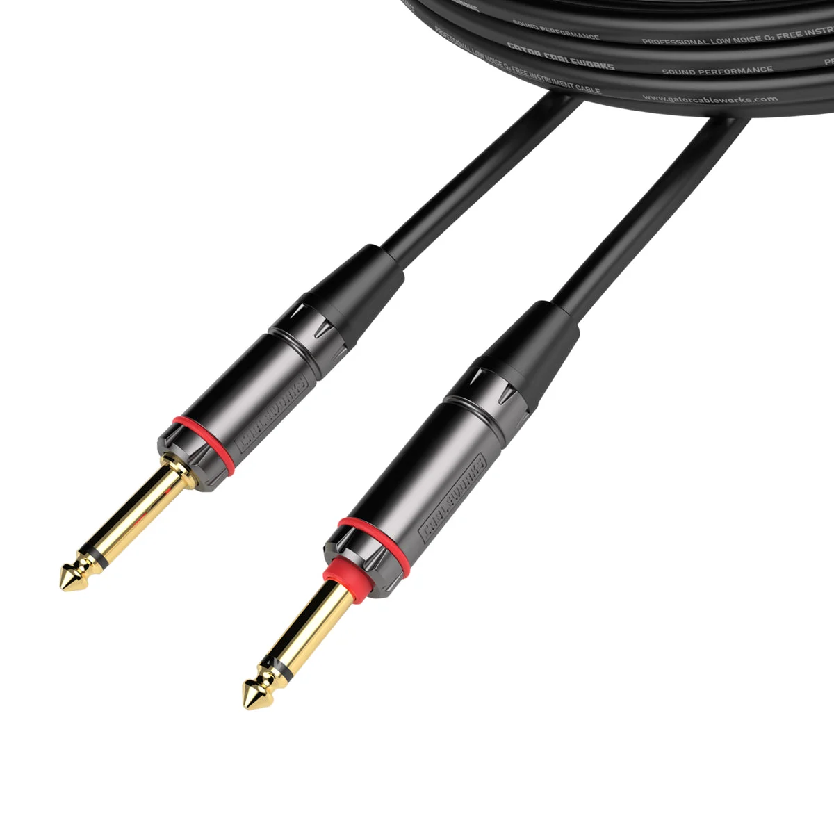 Gator CableWorks Headliner Series 10 Foot Straight to Straight Quiet Instrument Cable