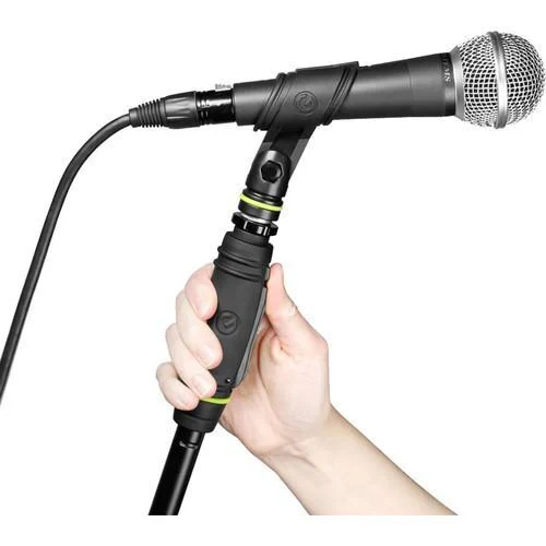 Gravity Stands GR-GMS431HB Straight Microphone Stand w/ Folding Tripod Base and Clutch