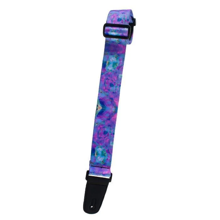 Henry Heller Artist Series Sublimation Strap | Kaleidoscope Blue Purple Tie Dye
