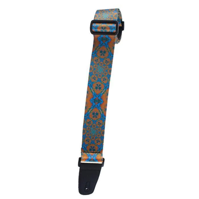Henry Heller Artist Series Sublimation Strap | Kaleidoscope Blue Orange