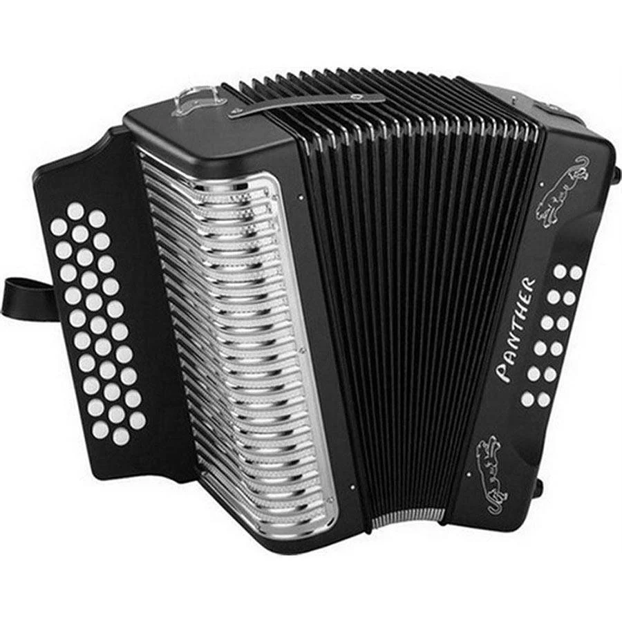 Hohner Panther 3100GB 3-row Diatonic Accordion, G-C-F