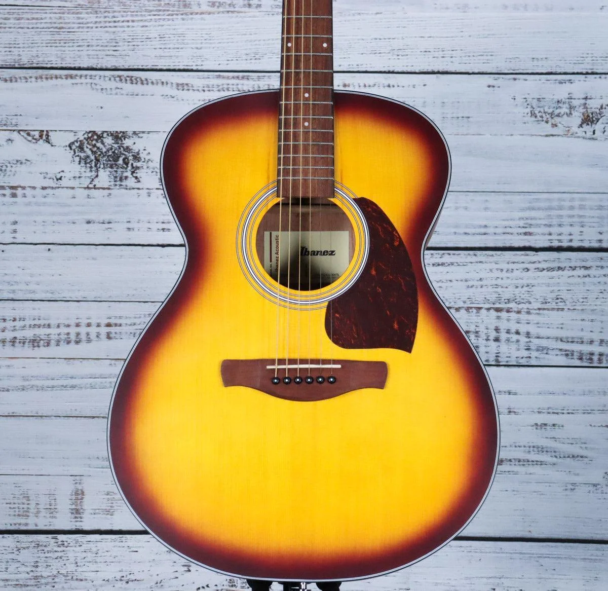 Ibanez PC50 Acoustic Guitar | Open Pore Brown Sunburst Top