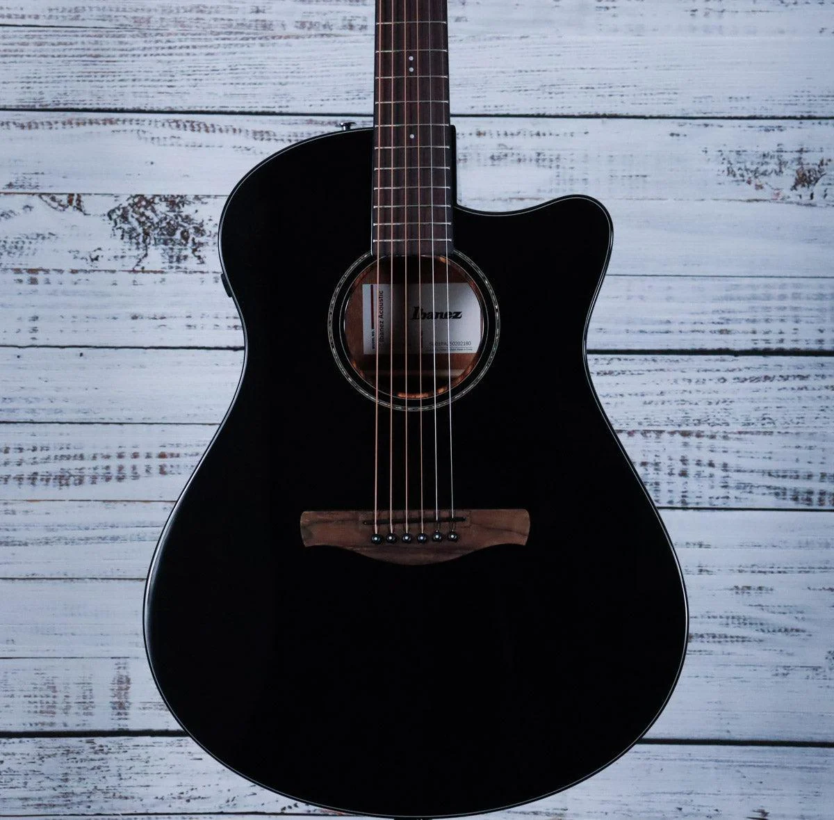 Ibanez AAM340CE Acoustic Guitar | Rustic Black High Gloss
