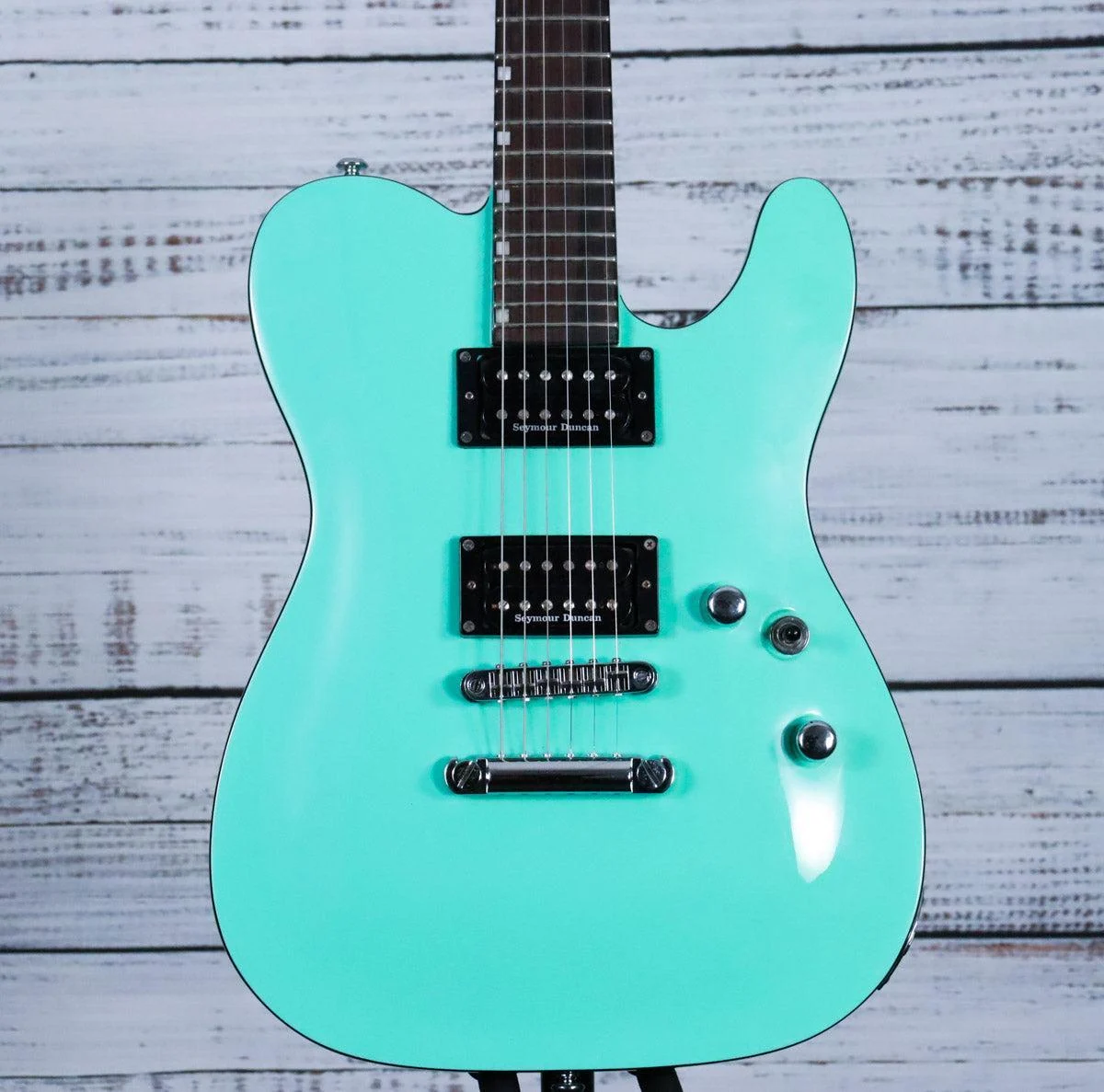 *USED* LTD Eclipse '87 NT Electric Guitar | Turquoise | HH | Hard Tail