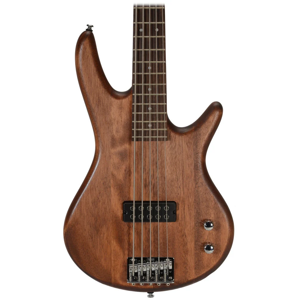 Ibanez Gio GSR105EXMOL 5-String Electric Bass, Natural Mahogany Oil