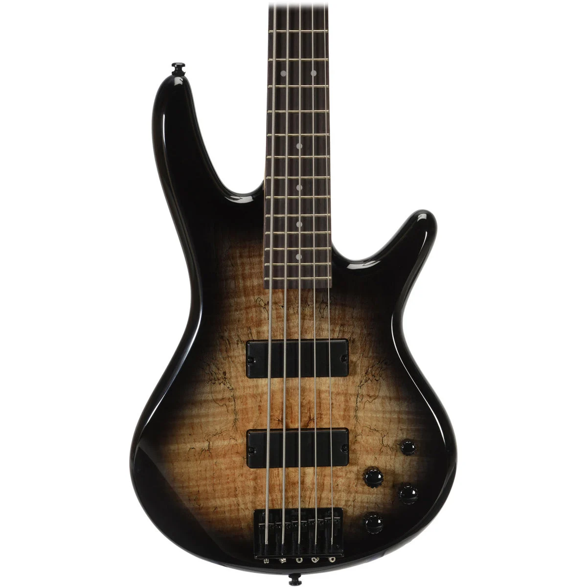 Ibanez Gio GSR205SMNGT 5-string Electric Bass - Spalted Maple, Natural Gray Burst