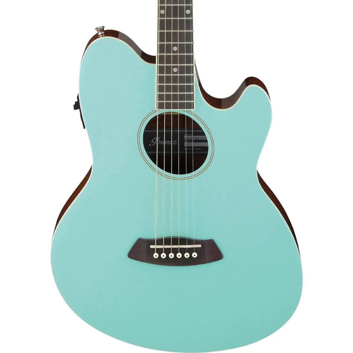 Ibanez Talman TCY10E Acoustic-Electric Guitar, Sea Foam Green