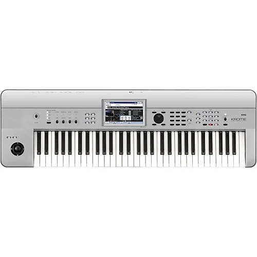 Krome 61 Limited Edition Platinum Keyboard Workstation (d)