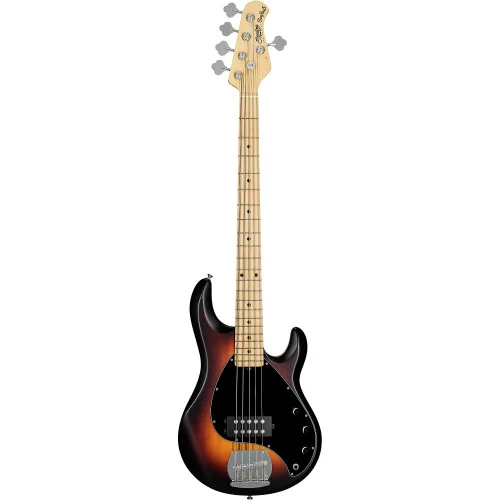 Sterling by Music Man S.U.B. StingRay5 in Vintage Sunburst Satin, 5- String