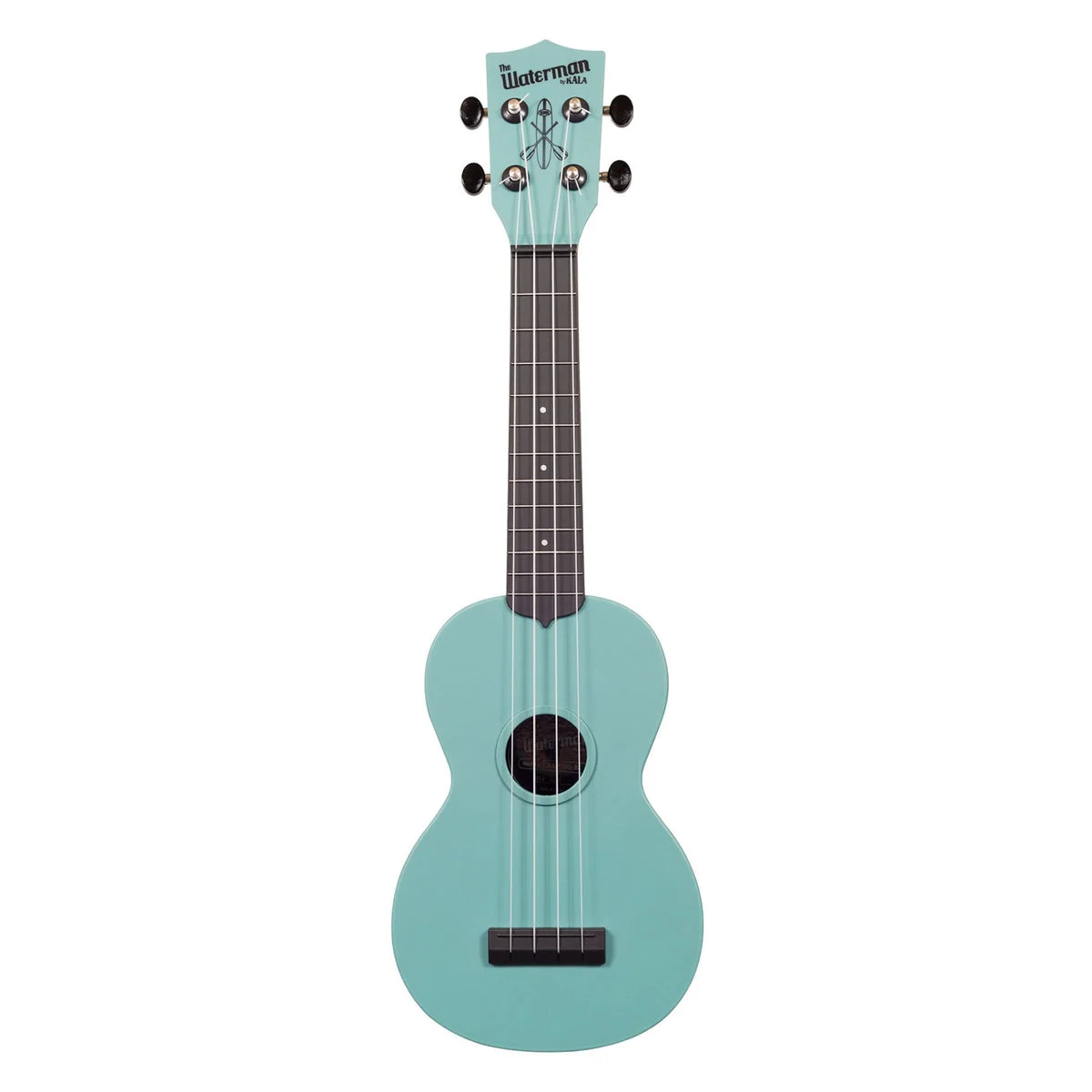 Kala KA-SWG Glow-In-The-Dark Blue Matte Soprano Waterman Ukulele