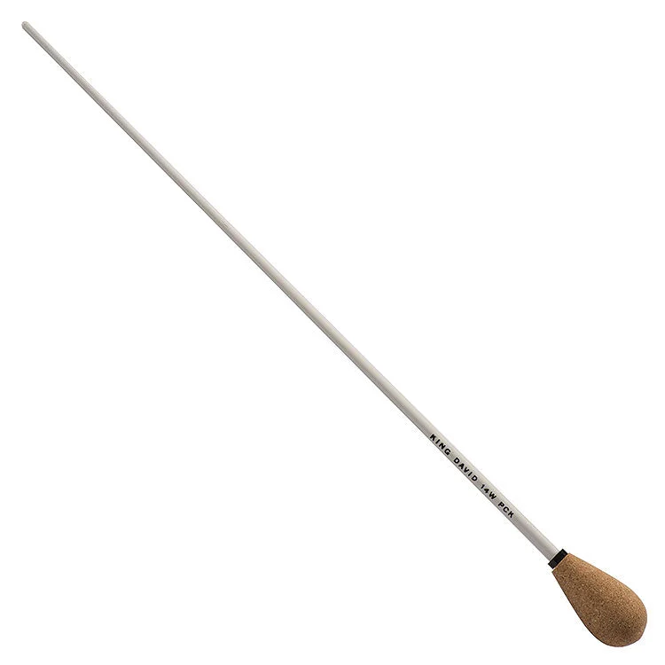 King David 14WPCK 14-Inch Pear Cork Handle Conducting Baton