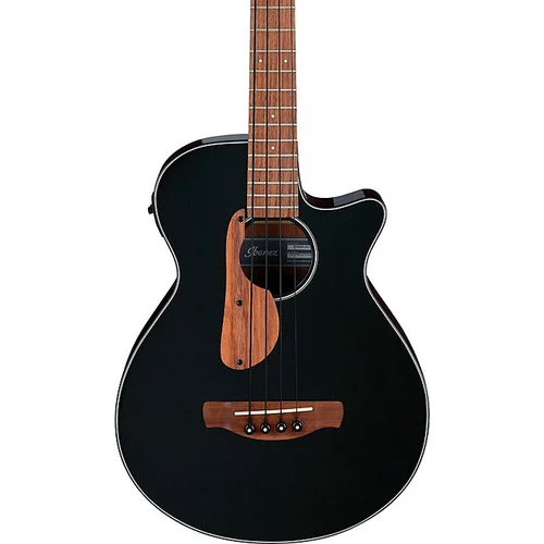 Ibanez AEG 4-String Acoustic Bass Black High Gloss
