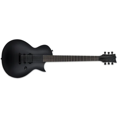 ESP LTD EC-Black Metal Solid Body Electric Guitar - Black Satin