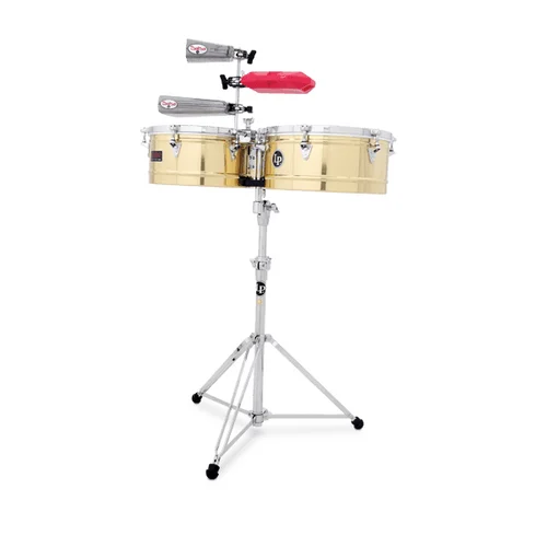 LP Prestige 13" & 14" Shells Solid Brass Timbales LP1314B