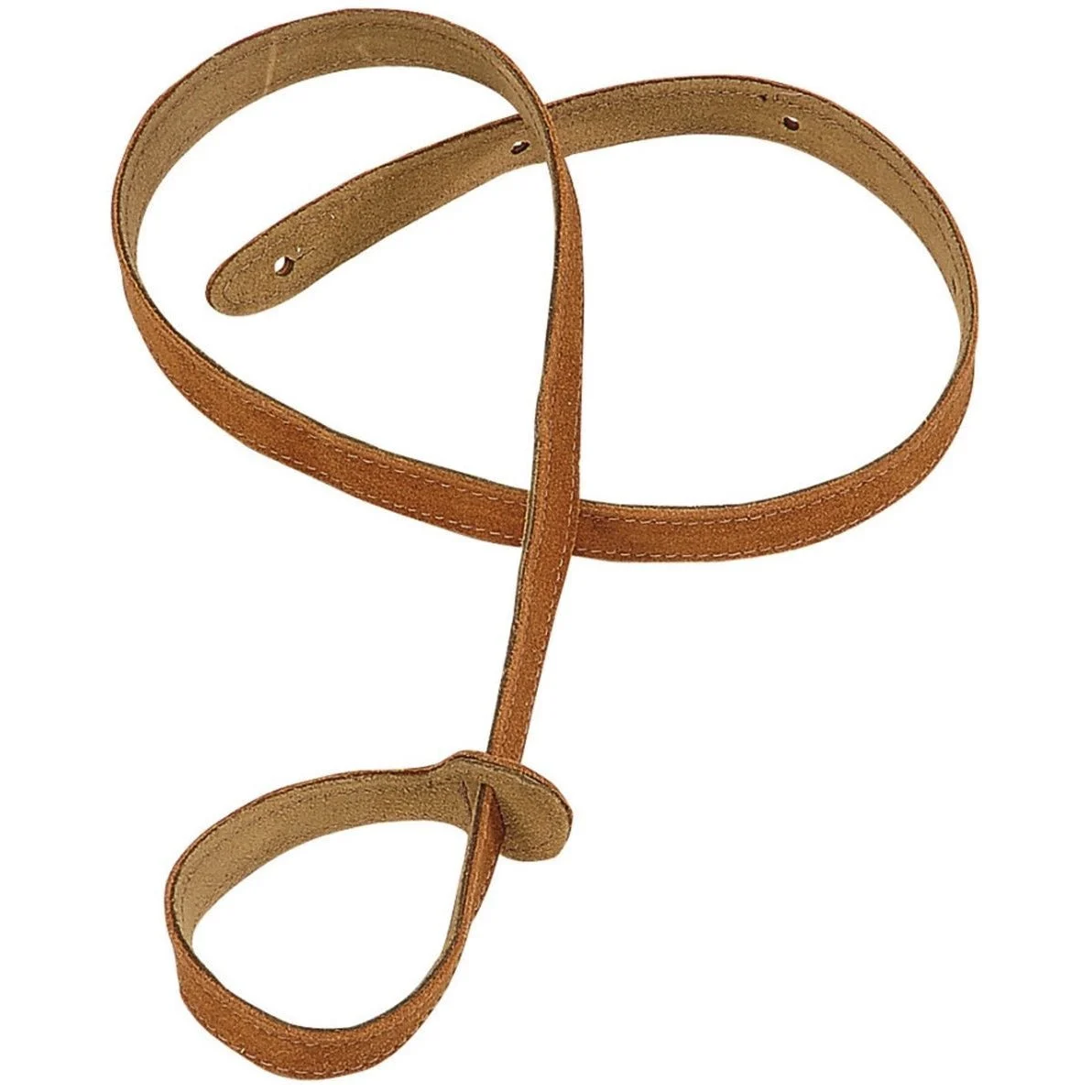 Levy's MS19 3/4 Inch Wide Suede Mandolin Strap, Honey