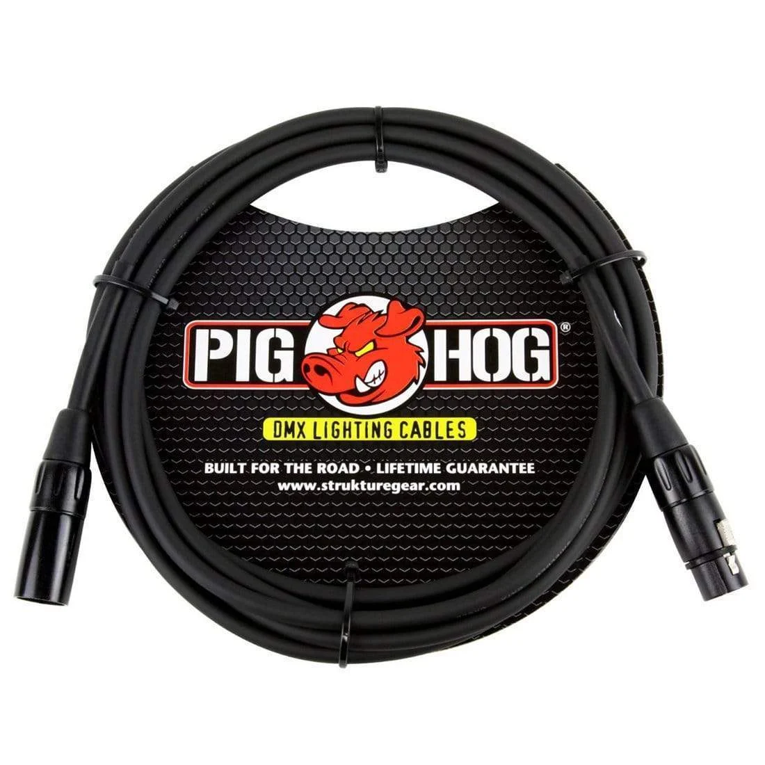 Pig Hog DMX 3 pin lighting Cable, 10ft