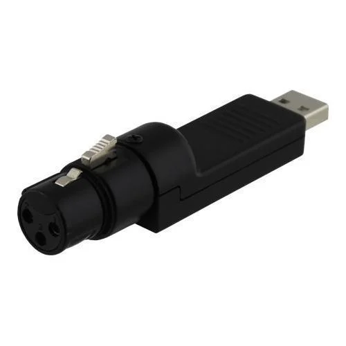 Rapco SMA-USB-XLRF XLR Female to USB Balanced Analog to Digital USB Audio Adapter