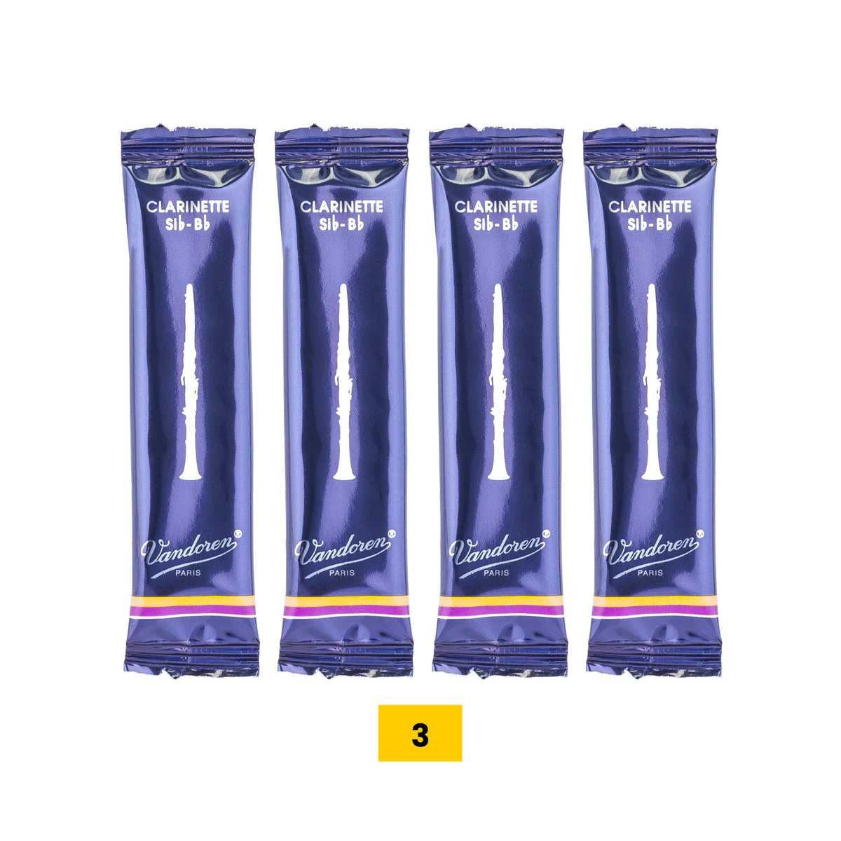 Reeds+ Bb Clarinet Subscription - Vandoren Traditional - Strength: 3