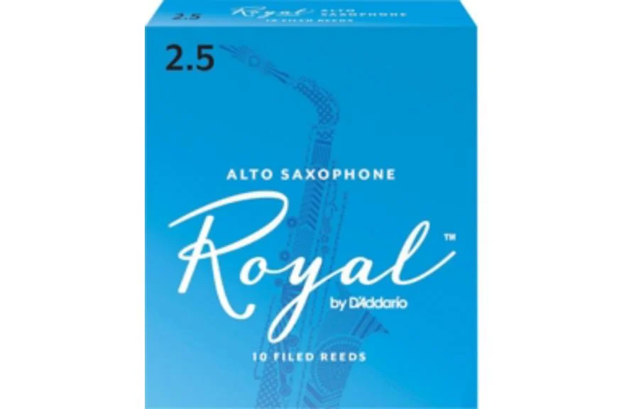 Rico Royal Alto Sax Reeds, Strength 2.5, 10-pack