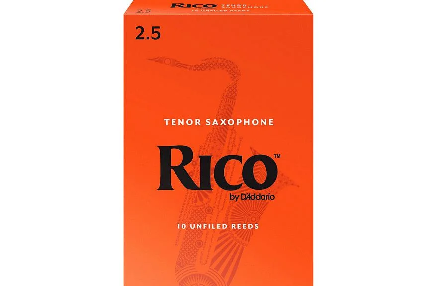 Rico Tenor Sax Reeds, Strength 2.5, 10-pack