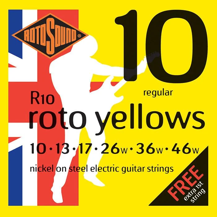Rotosound R10 Nickel Electric Guitar Strings (10-46)