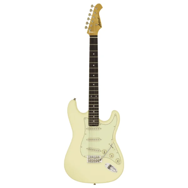 ARIA MODERN CLASSIC STRAT STYLE IN VINTAGE WHITE