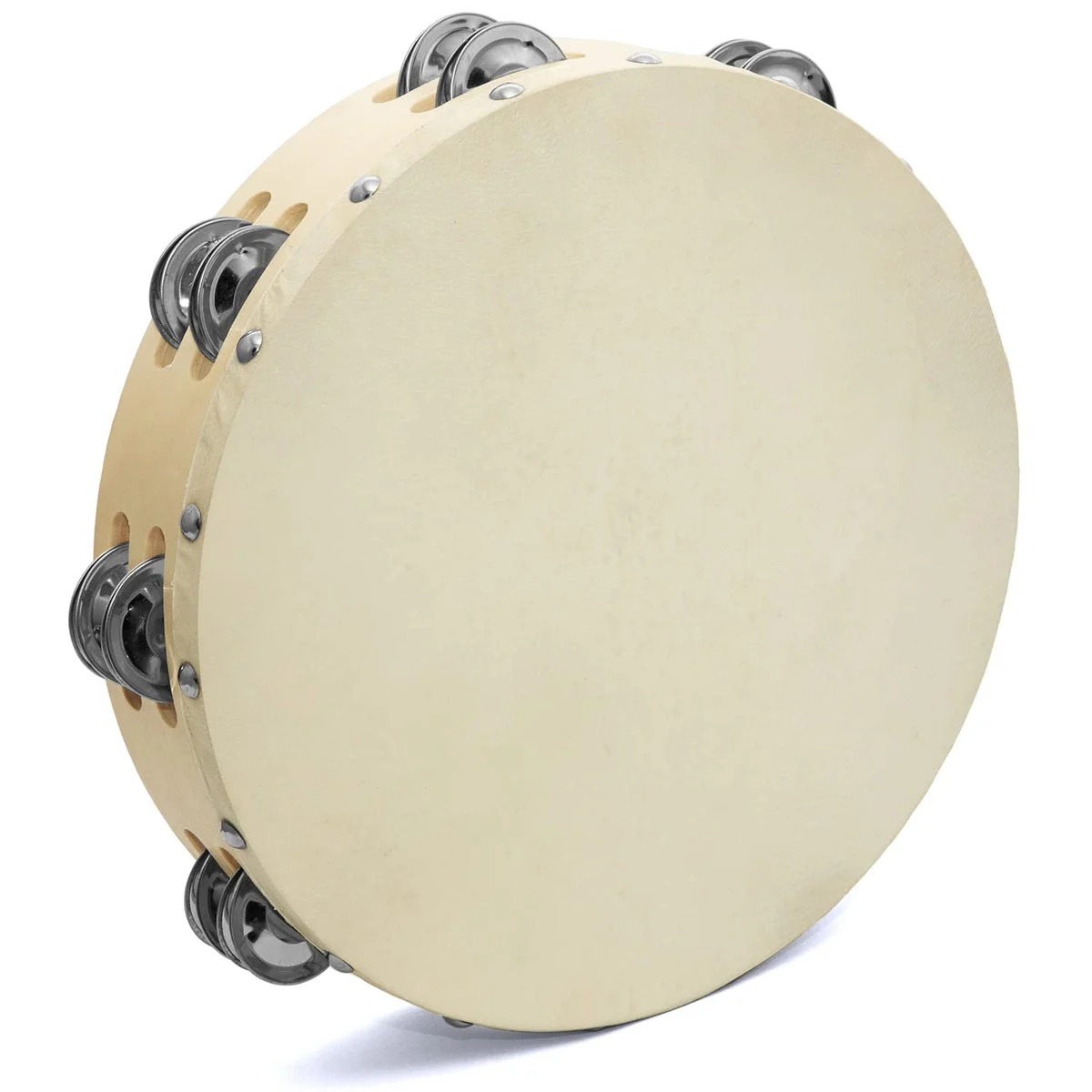 Stadium 10" Wooden Double-row Tambourine