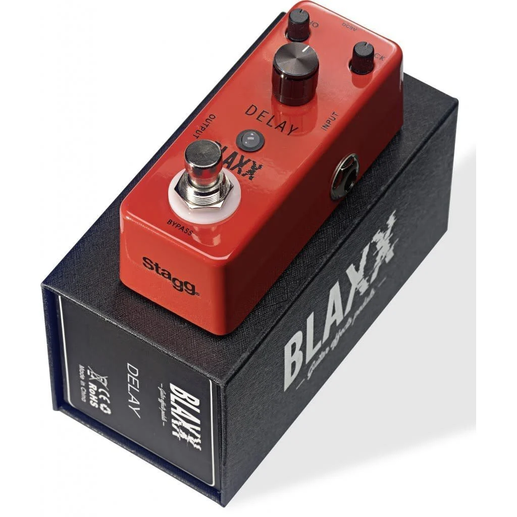 Stagg BX-DELAY BLAXX Series Delay Effect Pedal for Guitar