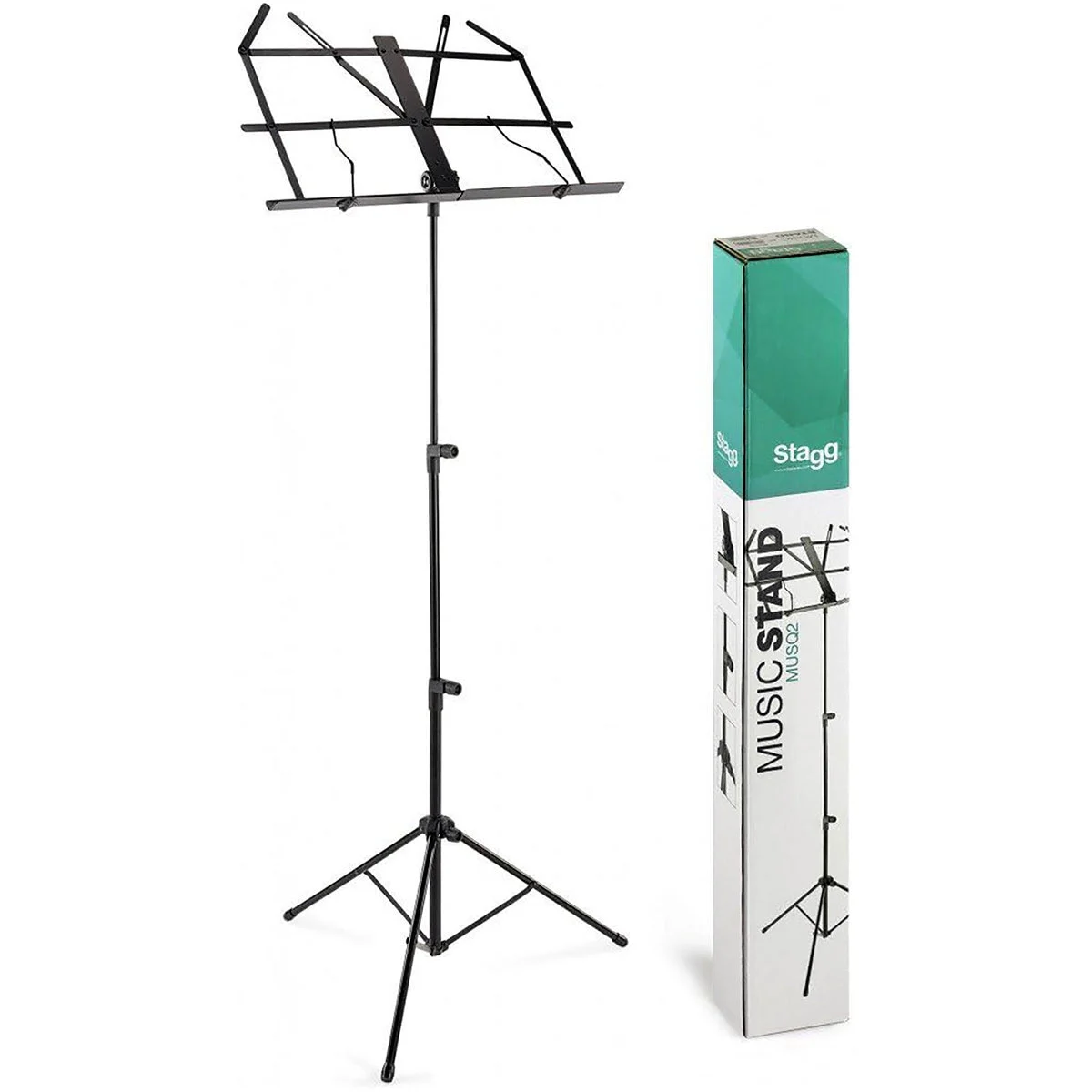 Stagg MUSQ2 Two Section Economy Foldable Music Stand